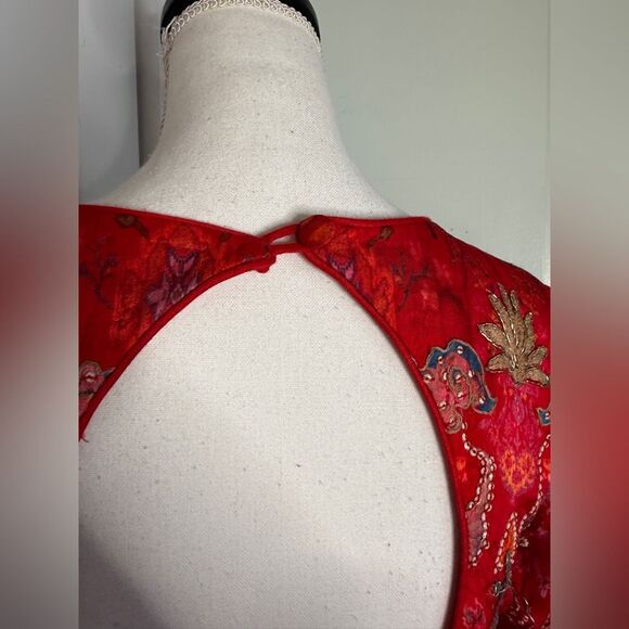 Vintage Bohemian Crop Top with Bead Work and Handmade - Picture 8 of 14